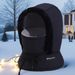 Winter Warm Hat, Lei Feng Style, Riding, Fluffy, Thickened, Cold-Resistant, Windproof Ski Face Mask Scarf One-Piece Head Cover_voghion.com
