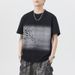 Summer Gradient Washable Cotton Sleeve T-shirt Men's China-Chic Leisure_voghion.com