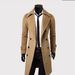 M-4Xl Autumn And Winter Long Double Breasted Windbreaker Men's Slim Fit Woolen Coat Men_voghion.com