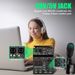 4-kanavainen USB-äänimikseri langattomalla mikrofonilla Studio-äänimikserit Bluetooth REC DJ -konsolisekoituksella karaokea varten_voghion.com