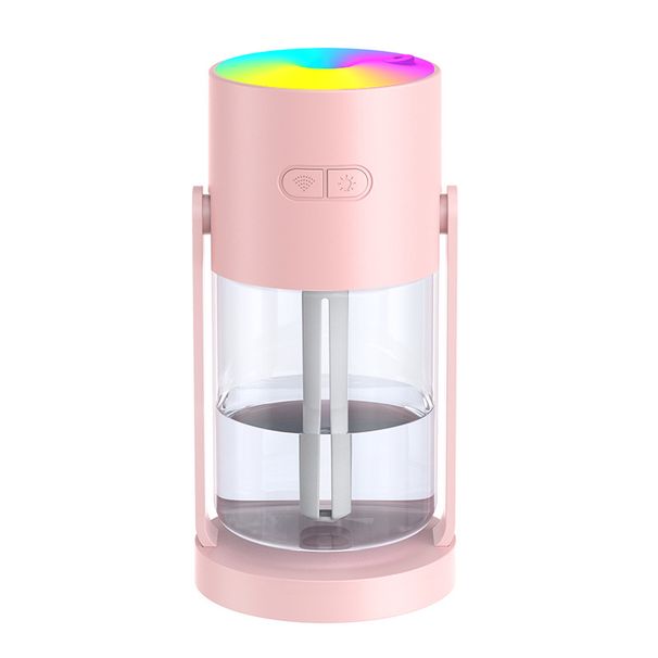 Rotating Starry Sky Projection Humidifier - USB-Powered, Quiet Operation, Multi-Color LED Night Light For Home, Office & Car"_voghion.com