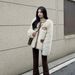Faux Fur Jacket – Short Plush Toscana Fox Coat In Cream (S-XL, Winter-Ready)_voghion.com