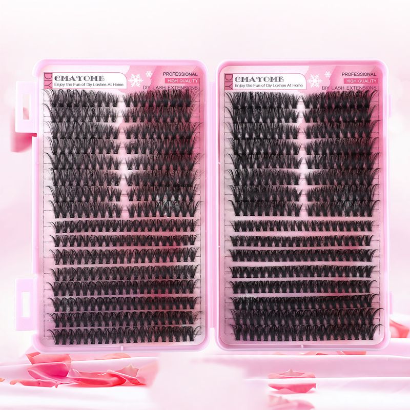 Single - Cluster Segmented False Eyelash Book, European And American Style, Natural And Dense, Curled, Versatile For Daily Use_voghion.com
