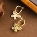 online Popular Live Broadcast The Same Type Of Full Diamond Pearl Butterfly Simple And High-grade Earrings_voghion.com