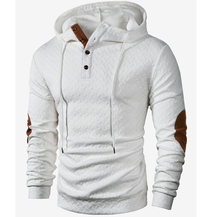 Lässiger Kapuzenpullover für Herren mit Farbblock-Design – leichte Polyester-Streetwear für alltäglichen Komfort (S-2XL)_voghion.com