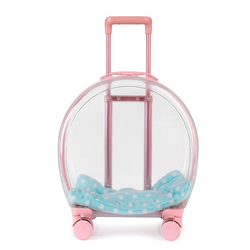 301 Pet Luggage Collection Cat Dog Bag Large Capacity Two Portable Trolley Case Double Layer Breathable Minghang_voghion.com
