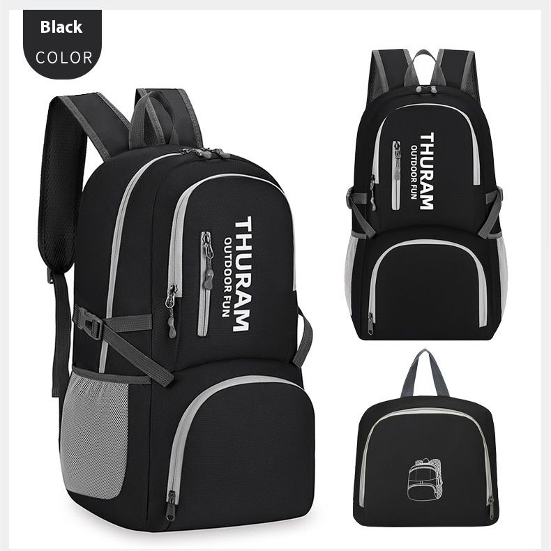 Utomhussporter Oxford vattentät lätt löpning, vandring, campingryggsäck Hopfällbar resväska_voghion.com