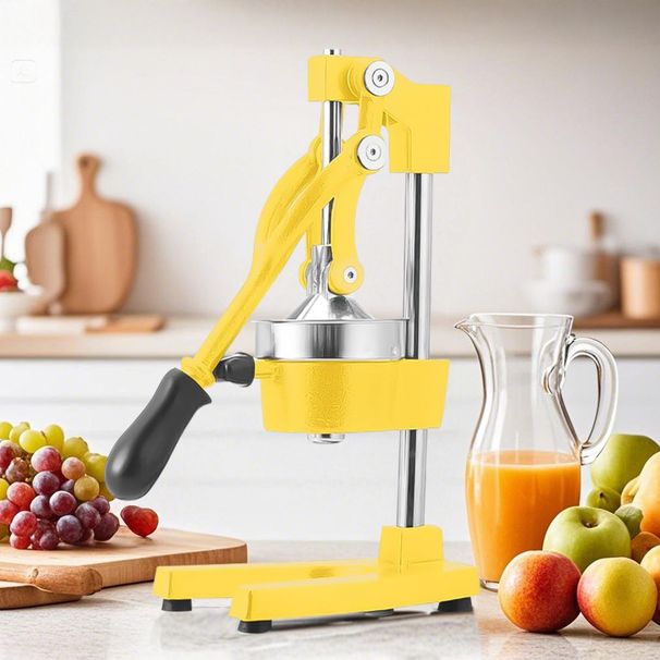 SOGA Commercial Manual Juicer Hand Press Juice Extractor Squeezer Orange Citrus Yellow_voghion.com
