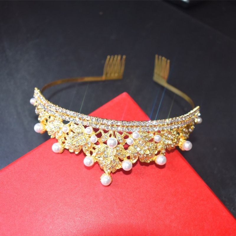 Factory direct sales cross-border new bridal tiaras, hair accessories, European and American bridal crowns, birthday crowns, photo studio accessories_voghion.com