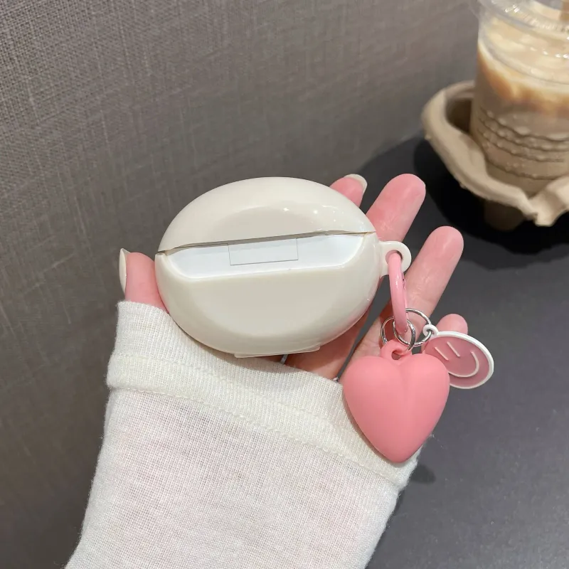 Heart Pattern Earphone Cases with Bracelet for HUAWEI FreeBuds 5i SE2 Lenovo HT38 LP40 AirPods Protective Cover Headphone Accessorie Protective Box_voghion.com