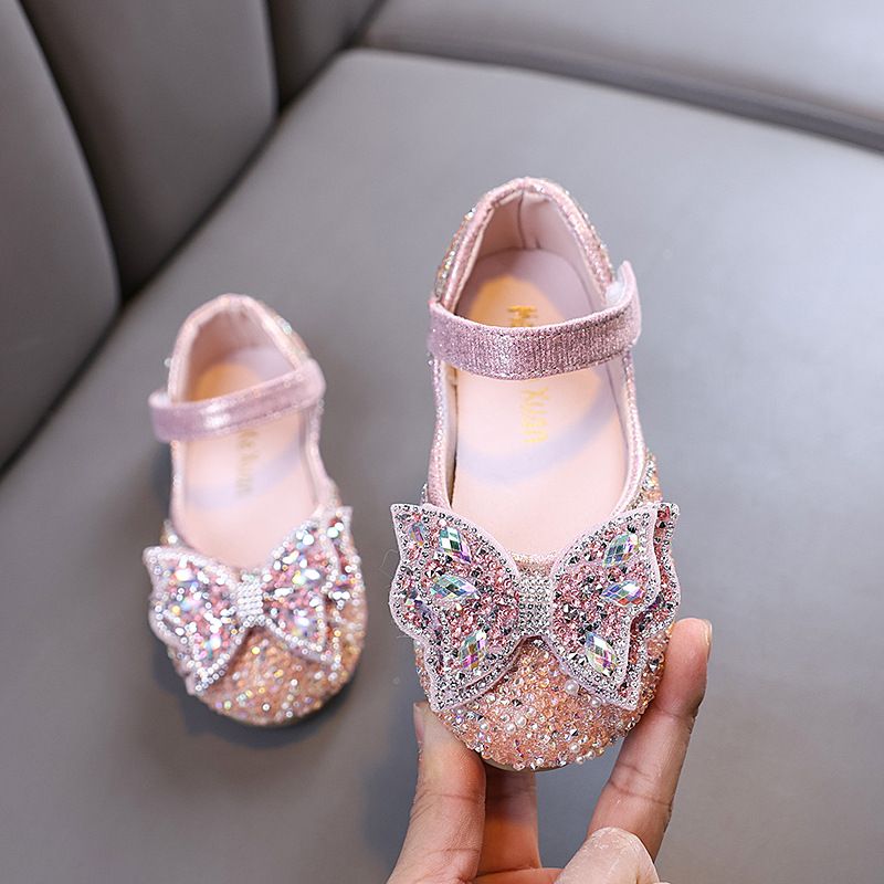 Baby Girl Girl Girl Princess Diamond Single Shoe Shoes Dance Show Shoes_voghion.com