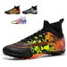 Cleats Men Soccer Shoes Football Boots Grass Training Match Sneakers Ultralight Non-Slip Long Spikes Unisex_voghion.com