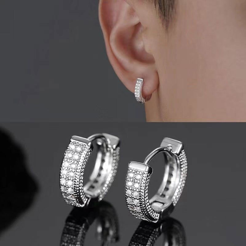 Earrings Women, Light Luxury High-End Feel, Autumn And Winter Simple Hip-Hop Earrings, Non-Pierced Ear Clips For Men_voghion.com