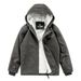 Jacke mit Fleecefutter, verdickter Freizeitmantel, modische, vielseitige, warme Baumwolljacke für Herren, Winteroberteil, Trey_voghion.com