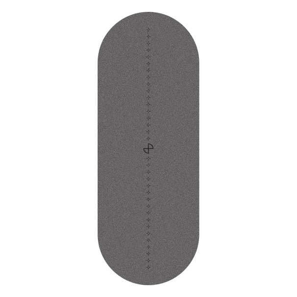 Ελλειπτικό χαλάκι γιόγκας από ίνες καρύδας 5 χιλιοστών PU φυσικού λάστιχου γυμναστικής με άσκηση άλματος υψηλής ομορφιάς, απορροφώντας τον ιδρώτα_voghion.com