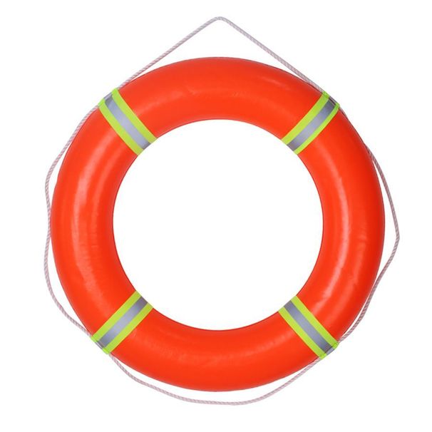 PVC Leather Lifebuoy No Inflation Professional Solid Adult Foam Large Buoyancy Flood Prevention Life-saving National_voghion.com