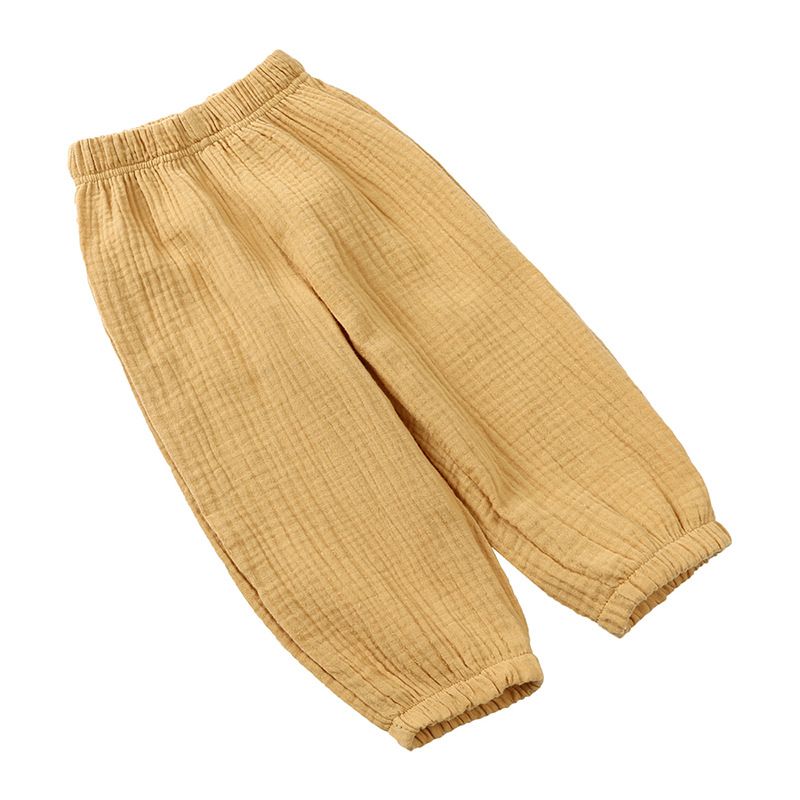 ​​Baby & Toddler Double-Layer Cotton Anti-Mosquito Pants – Breathable Loose Bloomers For Boys & Girls (0-3Y, 90-140cm, 13 Colors)​​_voghion.com