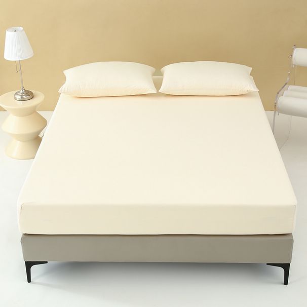 Waterproof Mattress Protector Cover - Breathable & Non-Slip Fitted Sheet, Solid Color Design For Simmons And All Mattresses_voghion.com