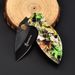 Browning-Inspired 3D Leaf-Shaped Folding Knife – 6cm 2CR13 Steel Blade, 70mm Handle, >60° Tip For Outdoor & Daily Use (Color Box Packaging)_voghion.com