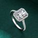 Tancise Klassieke Zirkoon Zilveren Ring Dames Sieraden Bruiloft Belofte Party Gift_voghion.com