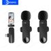 Microfone de lapela sem fio 2.4G com sistema de guia para transmissão ao vivo e gravação de áudio e vídeo para jogos_voghion.com
