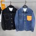 Herrenbekleidung Herren Frühling und Herbst Neue Arbeitskleidung Jeansjacke Freizeitjacke Revers Spleißen Jeansjacke Trend BWBJD1C02_voghion.com