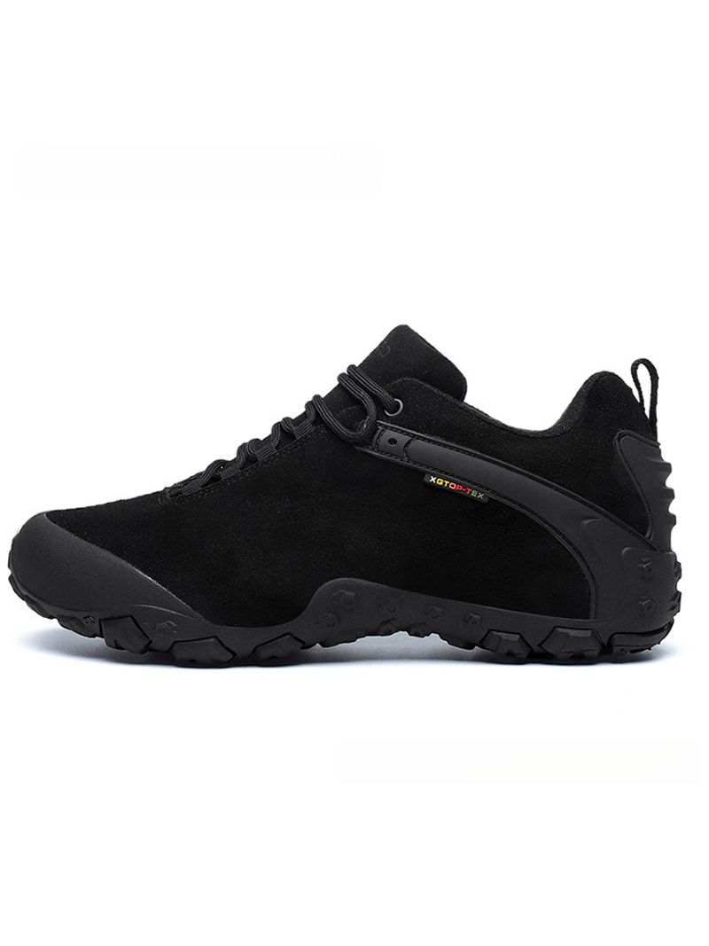 Outdoor shoes high top hiking shoes non-slip hiking shoes men couple cross-country climbing shoes breathable lightweight_voghion.com