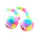The New Rainbow Rabbit Plush Mouse Toy Includes Rattonite Bite Resistant Interactive Play Pet Supplies_voghion.com