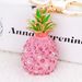 Porte-clés créatif en résine ananas, version coréenne, pour femmes, accessoires de sac, petit cadeau, pendentif exquis pour voiture_voghion.com