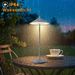 Glitzerlife Tischlampe Kabellos 2er Nachttischlampe Schwarz - Modern Led Tischleuchte 1800mhA Aufladbar Touch Dimmbar Aussentischleuchte IP44 Wasserdichte USB_voghion.com