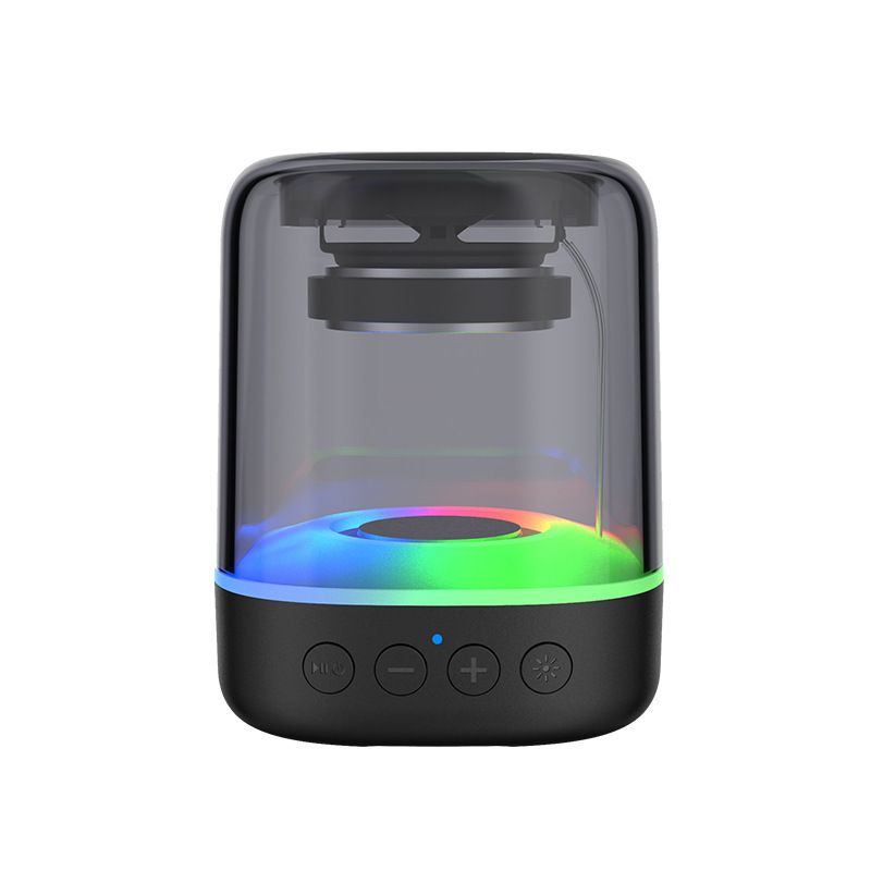 LANSKLBD Wireless Bluetooth Speaker, Portable Soundbox Subwoofer, Music Player with RGB Breathing Light, Support TF Card AUX Input_voghion.com