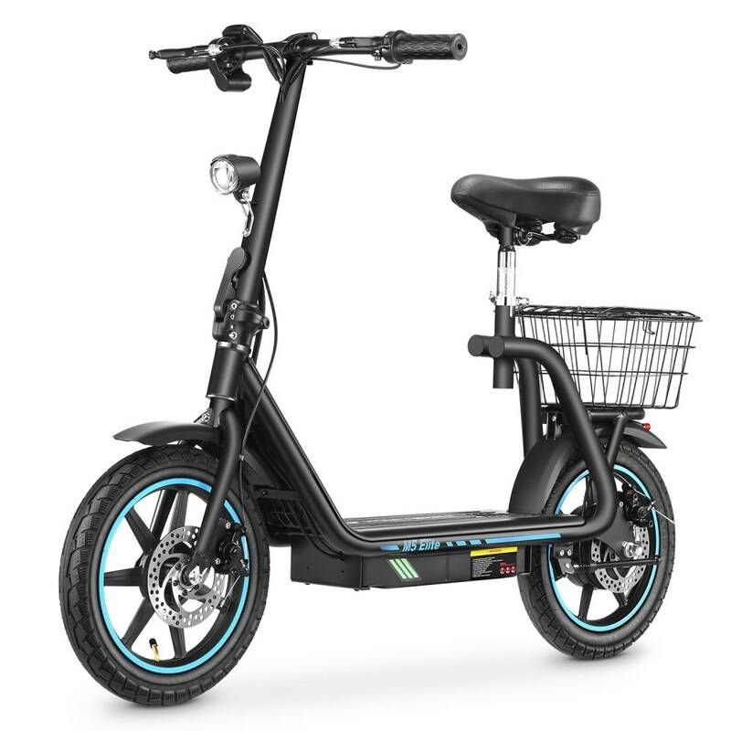 Monopattino elettrico BOGIST M5 Elite 500W con batteria rimovibile da 48V 13AH, pneumatico ammortizzante da 14 pollici, velocità massima 40 km/h, autonomia 45 km_voghion.com