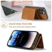 2IN1 Removable Leather Card Holder Wallet Phone Case For IPhone 16 15 14 Pro Max Plus ForiPhone Retro Business Shockproof Cover_voghion.com