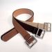 Women's Suede Minimalist Style Waist New Coffee Color Simple Ultra Wide Belt For Shorts_voghion.com