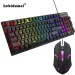 104 Key Backlit Mechanical Wired Gaming Keyboard Waterproof Luminous Keyboard And Mouse Set For Gamers PC Laptop Office_voghion.com