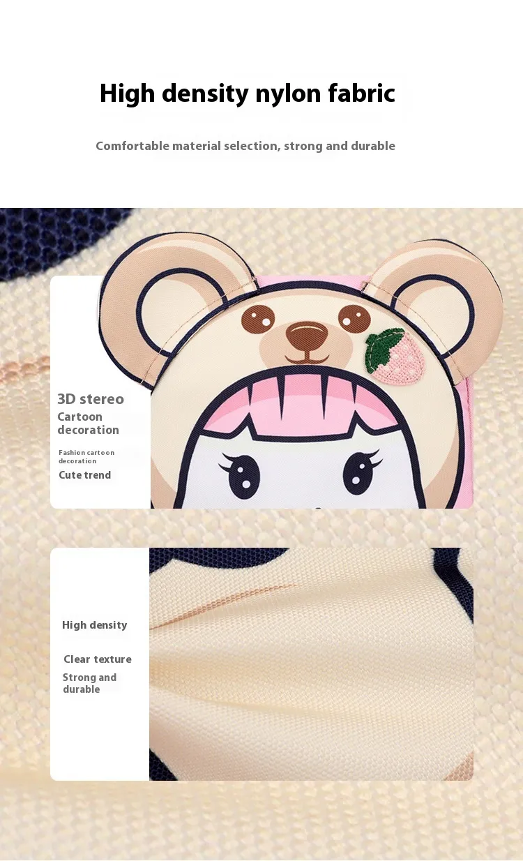 Primary school girls, new cartoon cute kindergarten children aged 5-9, spine protection backpack for men_voghion.com