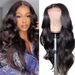 13x4 front lace real Human Hair Wig Xuchang Wig Body Wave Human Hair Wig_voghion.com