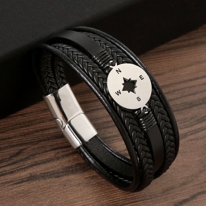 European and American Autumn Men's Bracelet Jewelry Fashion Versatile Handwoven Bracelet Jewelry_voghion.com