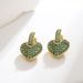 Orecchini a forma di cuore con zirconi, stile retrò, di lusso leggero, di alta qualità, con fibbia a forma di cuore, per donna_voghion.com