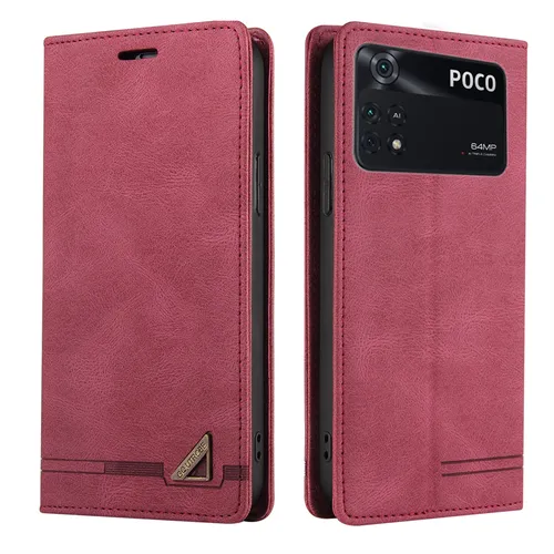 Lederen Flip Case Voor Xiaomi POCO X5 Pro 5G X4 X3 GT M5 M3 M4 Pro F4 C40 x4 Pro 5G F3 RFID Blokkeren Portemonnee Tas Case Capa_voghion.com