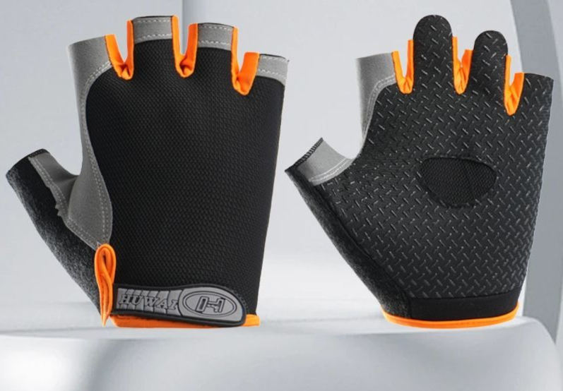 Barra per trazioni per ciclismo sportivo a mezze dita, resistente all'usura, per uomini e donne, per fitness all'aperto, anti-calli, ispessita e antiscivolo_voghion.com