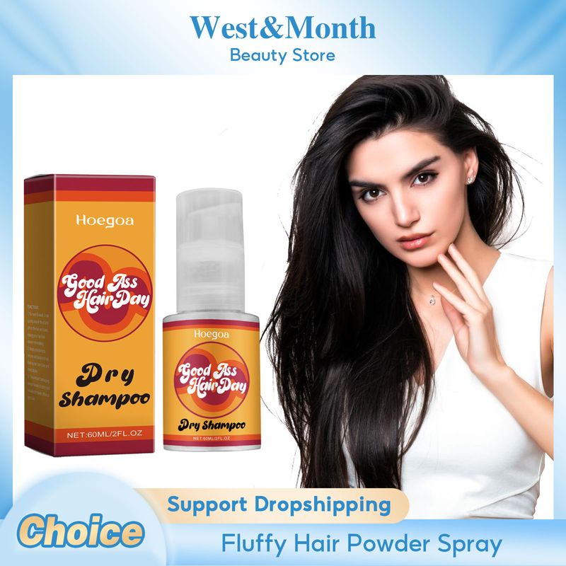 Spray in polvere per capelli secchi, riparatore, anti-crespo, liscio, lucente, ammorbidente, volumizzante, acconciatura, rimozione dell'olio, rinfrescante, shampoo senza risciacquo per capelli soffici._voghion.com