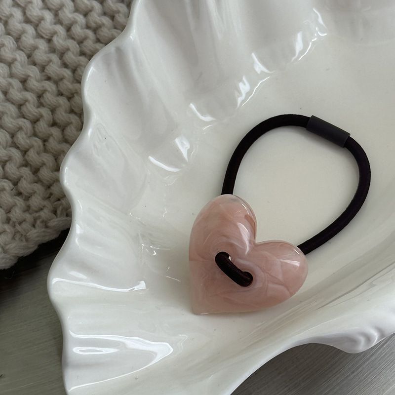 Strukturierte Tinte Textur Liebe Haarring Mode Perlen Haar Seil Pferdeschwanz Haarband Haarband neue Haar-Accessoires_voghion.com