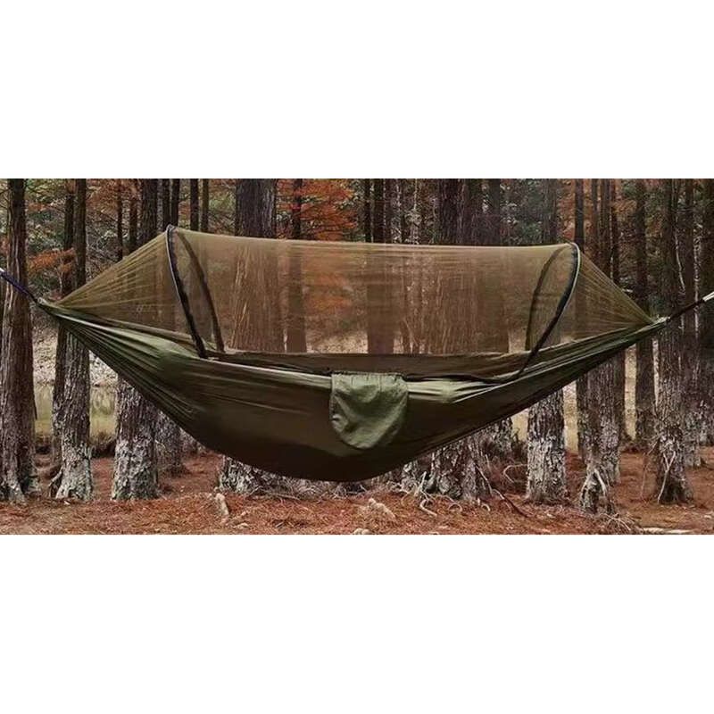 [Mosquito Sleep] Double With Net Mosquito Resistant Indoor And Outdoor Camping Spring Outing Single Hammock Parent Child_voghion.com