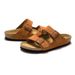 Feidizi/Feidizi New Men And Women Genuine Leather Cowhide Cork Shoes Comfortable Buckle Strap Slippers Couple_voghion.com