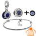 Braccialetti con ciondoli, accessori di lusso fai da te, accessori con stella di diamanti blu con catena di base a lunghezza regolabile_voghion.com