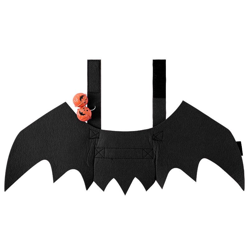 Katze Halloween Hund Haustier Kleidung, Fledermausflügel, Glocke Stil verwandelte Kleidung_voghion.com