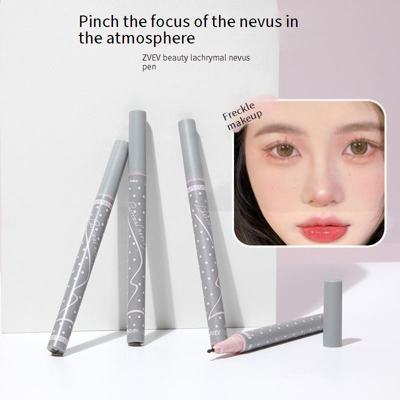 Eye Shadow & Liner Combination ZVEV Tear Mole Pen Freckle Pen Long Lasting Non Fading Natural Wild Sun Spot Makeup Natural Mole Eyeliner_voghion.com
