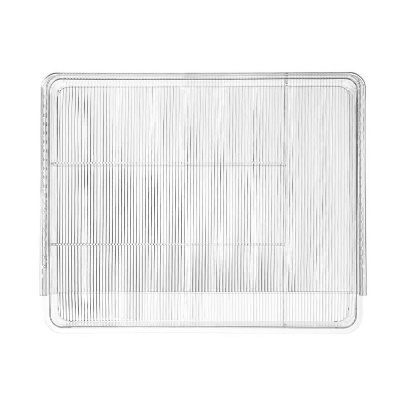 Large Expandable Kitchen Drawer Organizer - PET Clear Silverware Tray, Adjustable Silverware Organizer For Utensils, Cutlery, Flatware_voghion.com