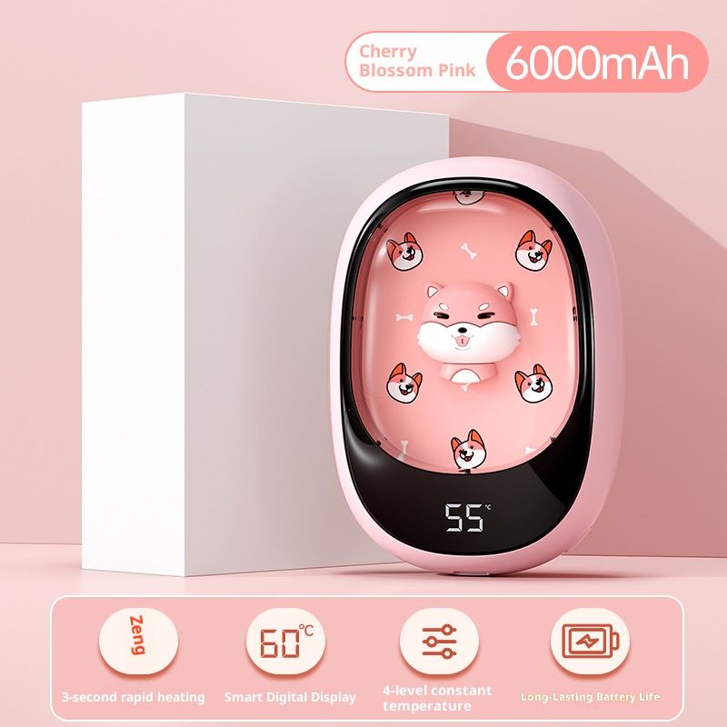 USB Hand Warmer & 10000mAh Power Bank – Ultra-Fast Heating, 6H Long-Lasting Warmth, Portable For Travel/Office_voghion.com